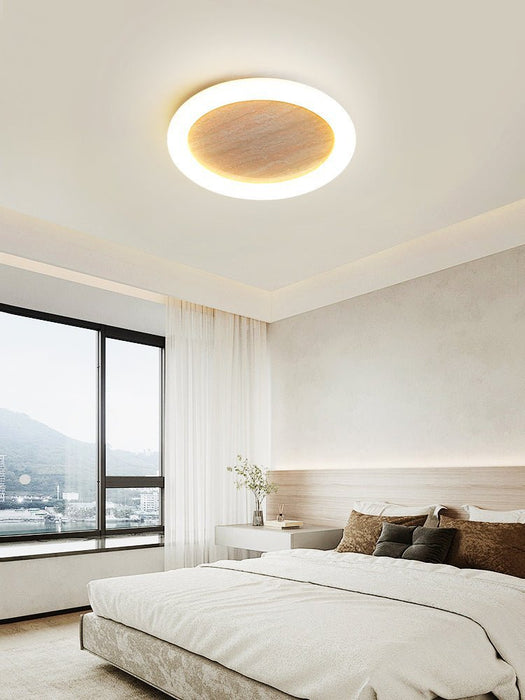 Luma Sol Travertine Ceiling Light - Simprolos