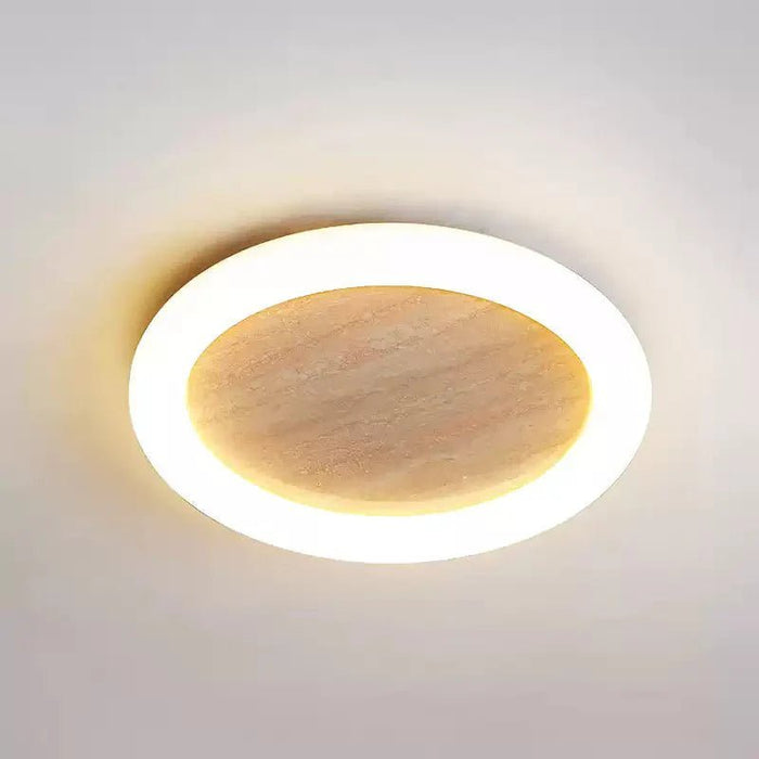 Luma Sol Travertine Ceiling Light - Simprolos