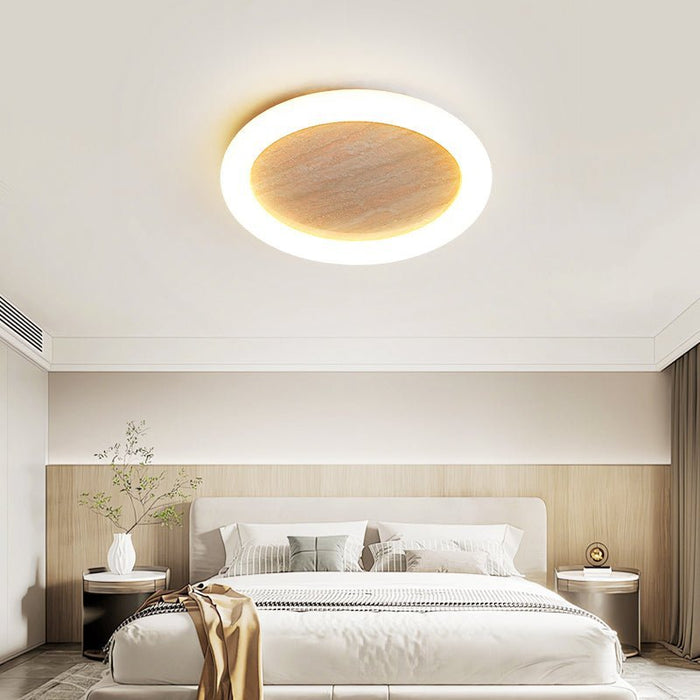 Luma Sol Travertine Ceiling Light - Simprolos