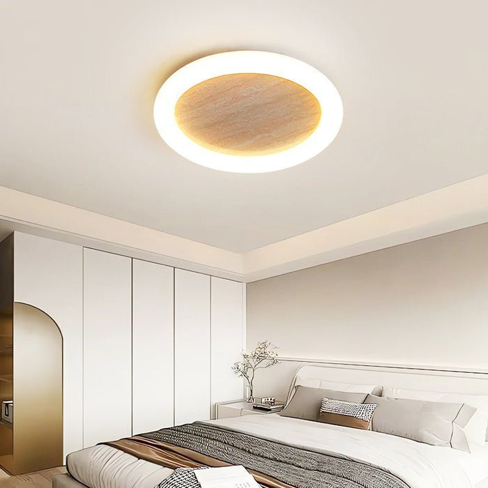 Luma Sol Travertine Ceiling Light - Simprolos