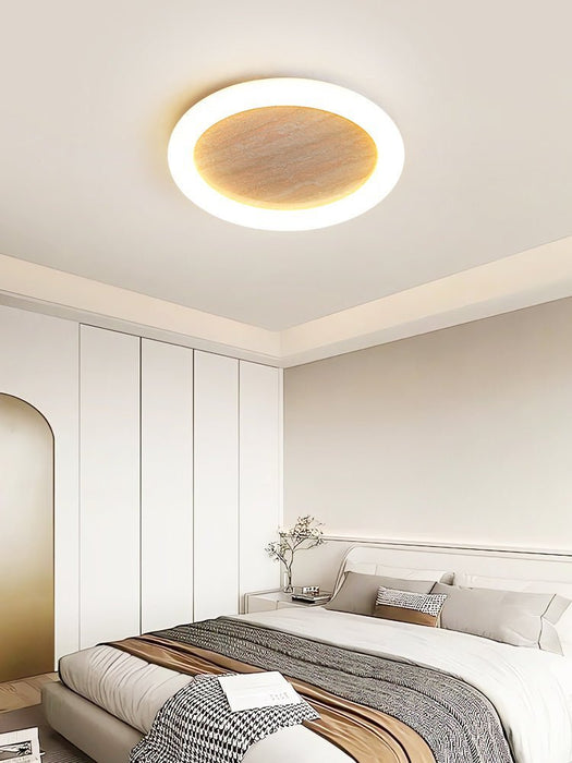 Luma Sol Travertine Ceiling Light - Simprolos