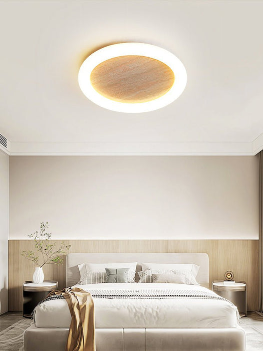 Luma Sol Travertine Ceiling Light - Simprolos