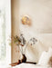 Luma Vein Stone Sphere Wall Light - Simprolos
