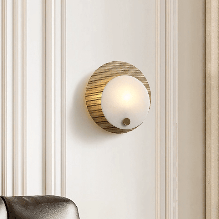 Lumen Alabaster Wall Light - Simprolos