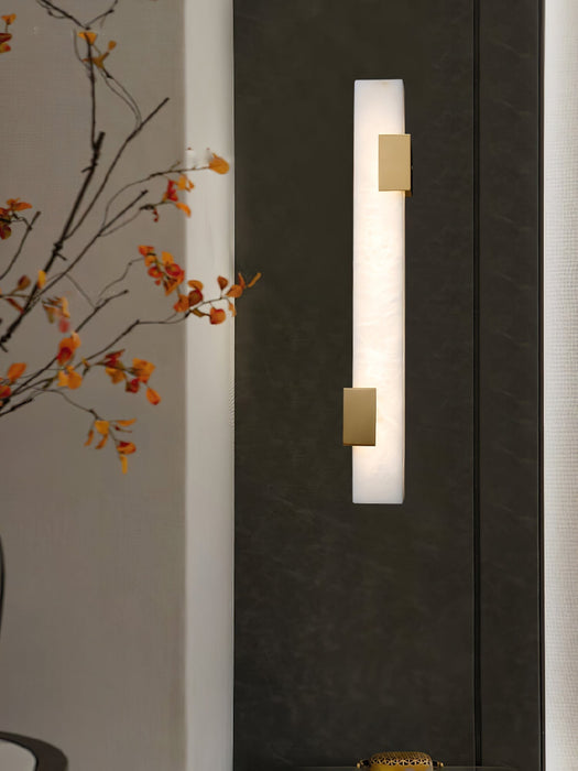 Lumen Bar Alabaster Wall Sconce - Simprolos
