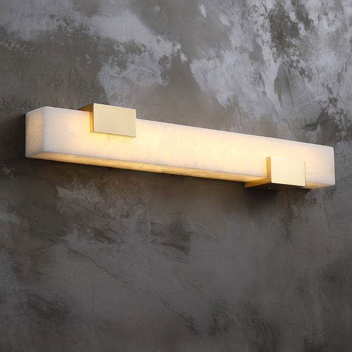 Lumen Bar Alabaster Wall Sconce - Simprolos