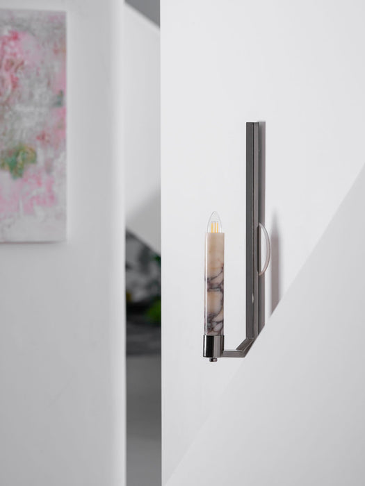 Lumivolt Alabaster Wall Sconce - Simprolos