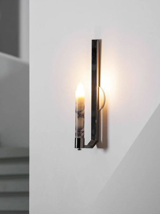 Lumivolt Alabaster Wall Sconce - Simprolos