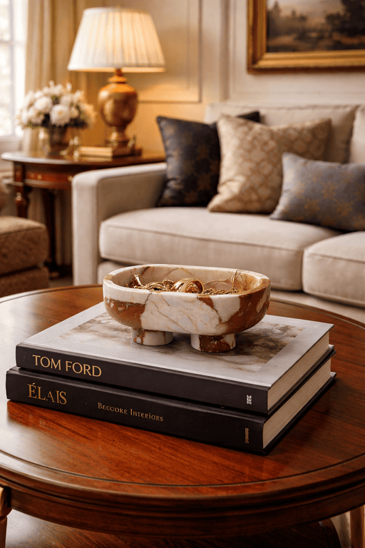 Luna Marble Tray - Simprolos