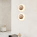 Luna Travertine Wall Light - Simprolos