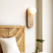 Luna Travertine Wall Sconce - Simprolos