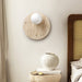 Luna Travertine Wall Sconce - Simprolos