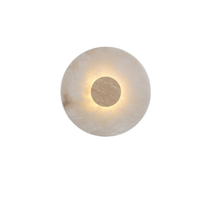 Lunar Veil Alabaster Wall Lamp - Simprolos