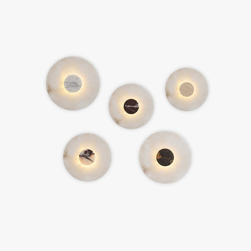 Lunar Veil Alabaster Wall Lamp - Simprolos