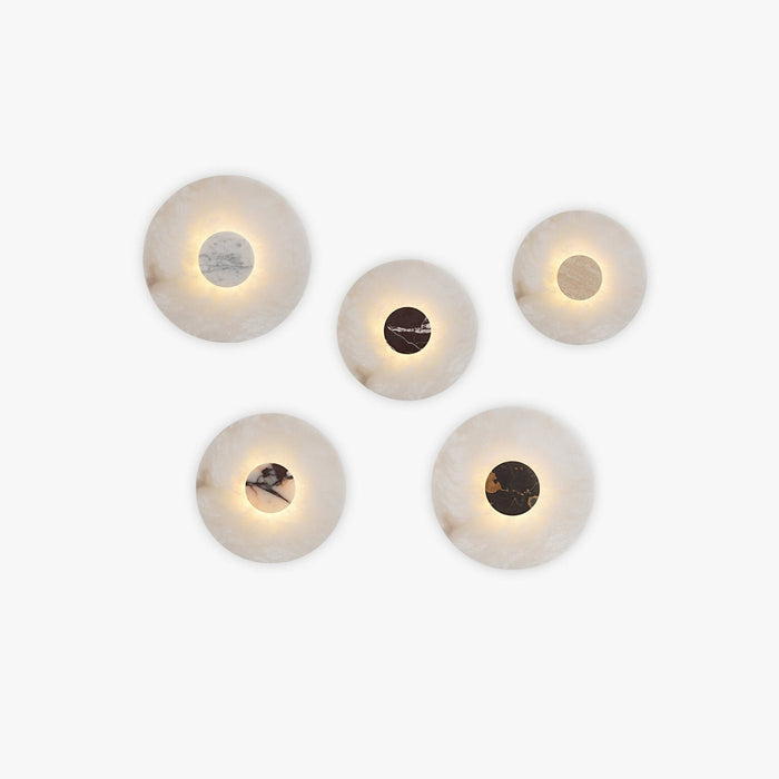 Lunar Veil Alabaster Wall Lamp - Simprolos
