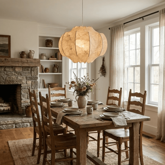 Lunara Silk Bloom Pendant Lamp - Simprolos