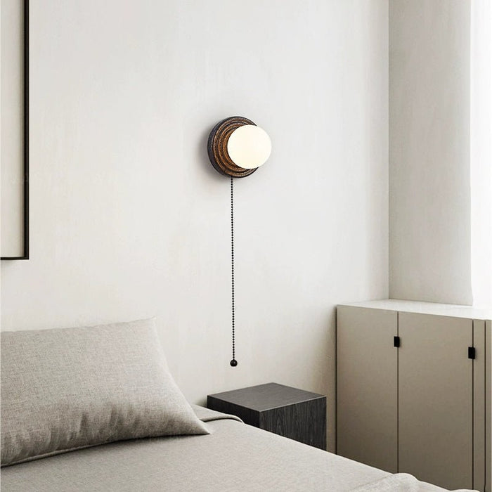 Lunara Travertine Wall Sconce - Simprolos