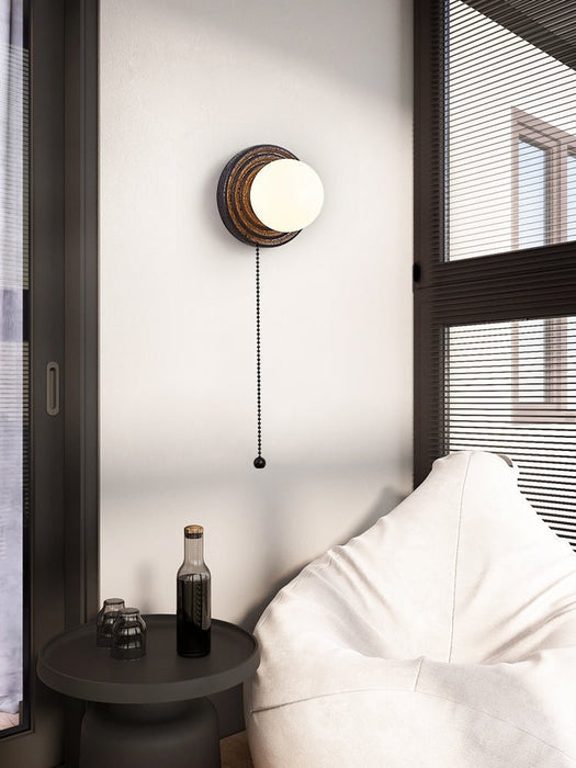 Lunara Travertine Wall Sconce - Simprolos