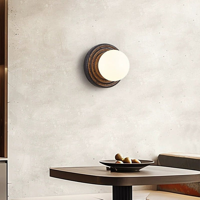 Lunara Travertine Wall Sconce - Simprolos