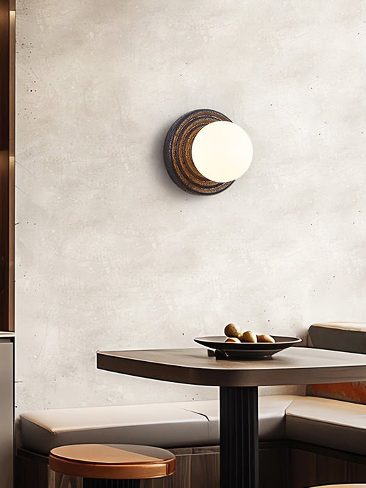 Lunara Travertine Wall Sconce - Simprolos