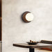 Lunara Travertine Wall Sconce - Simprolos