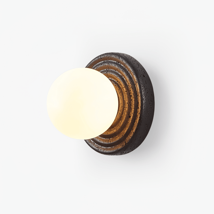 Lunara Travertine Wall Sconce - Simprolos
