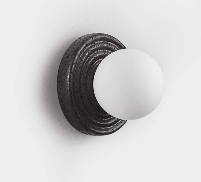 Lunara Travertine Wall Sconce - Simprolos