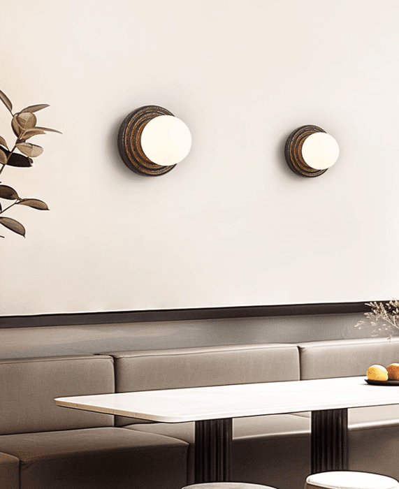 Lunara Travertine Wall Sconce - Simprolos