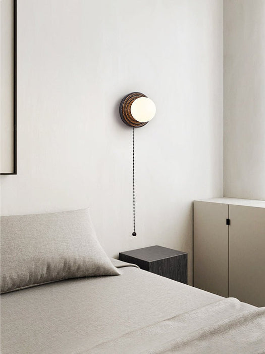 Lunara Travertine Wall Sconce - Simprolos