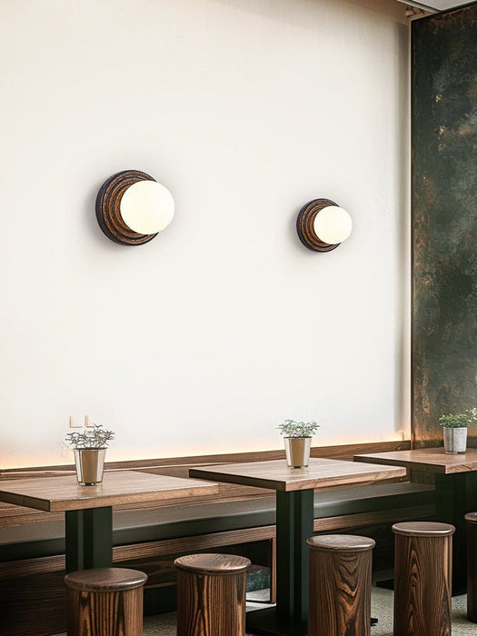 Lunara Travertine Wall Sconce - Simprolos