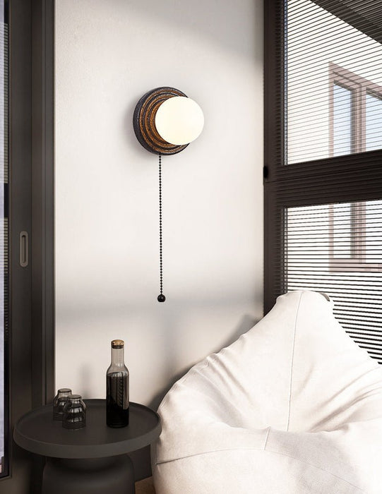 Lunara Travertine Wall Sconce - Simprolos