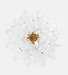 Lunara White Glass Chandelier - Simprolos