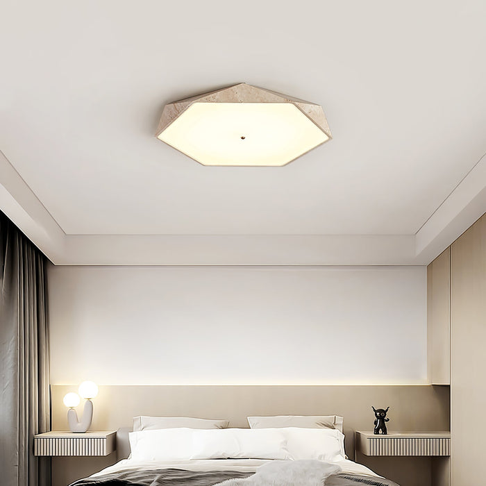 Lunarc Stone Ceiling Lamp - Simprolos
