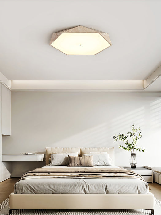 Lunarc Stone Ceiling Lamp - Simprolos
