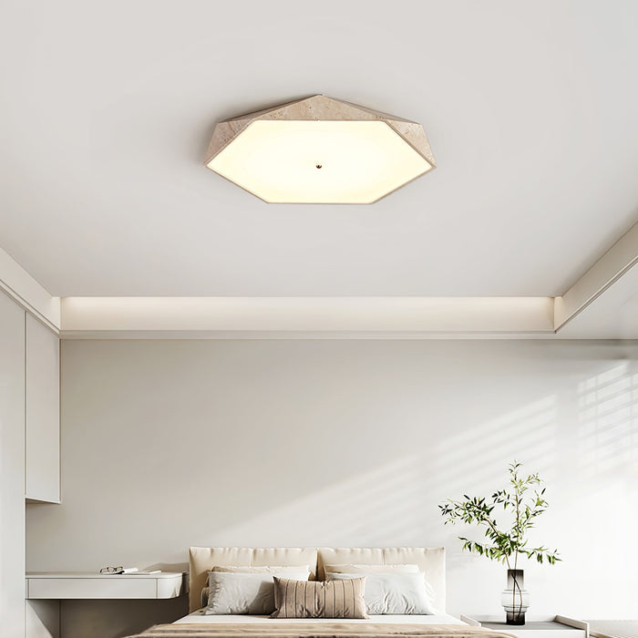 Lunarc Stone Ceiling Lamp - Simprolos