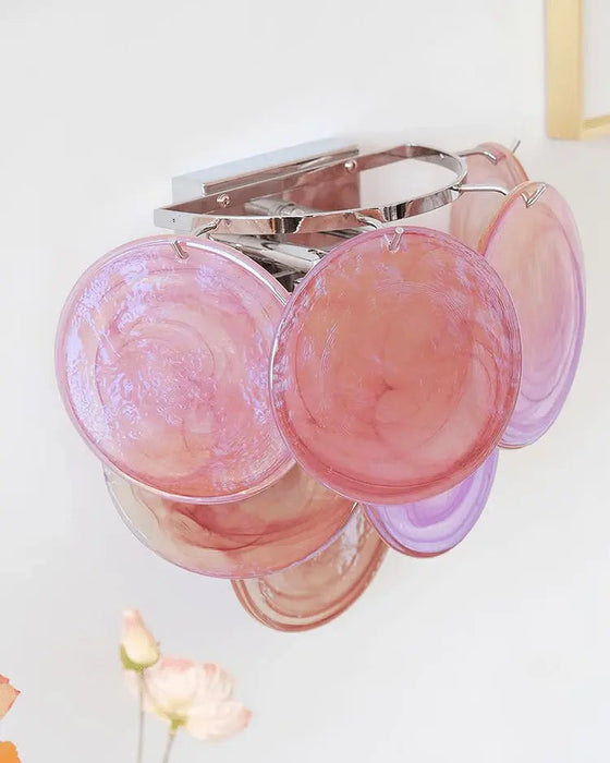 Lunaria Disc Murano Wall Lamp - Simprolos