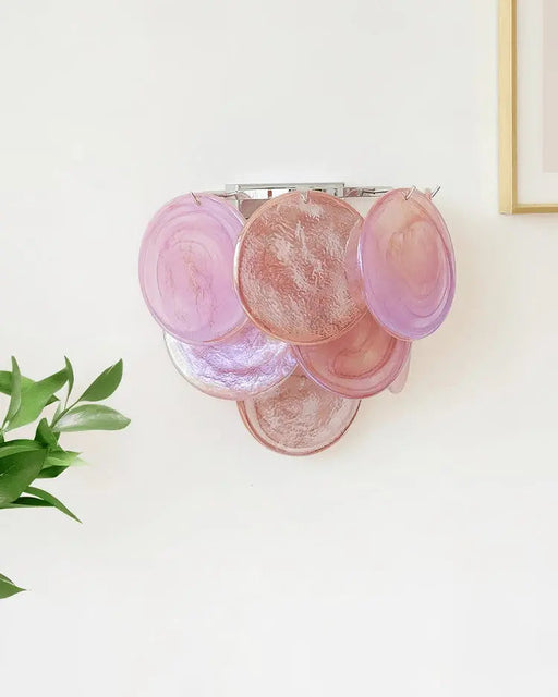 Lunaria Disc Murano Wall Lamp - Simprolos