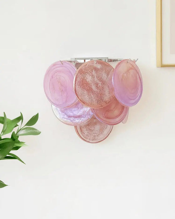 Lunaria Disc Murano Wall Lamp - Simprolos