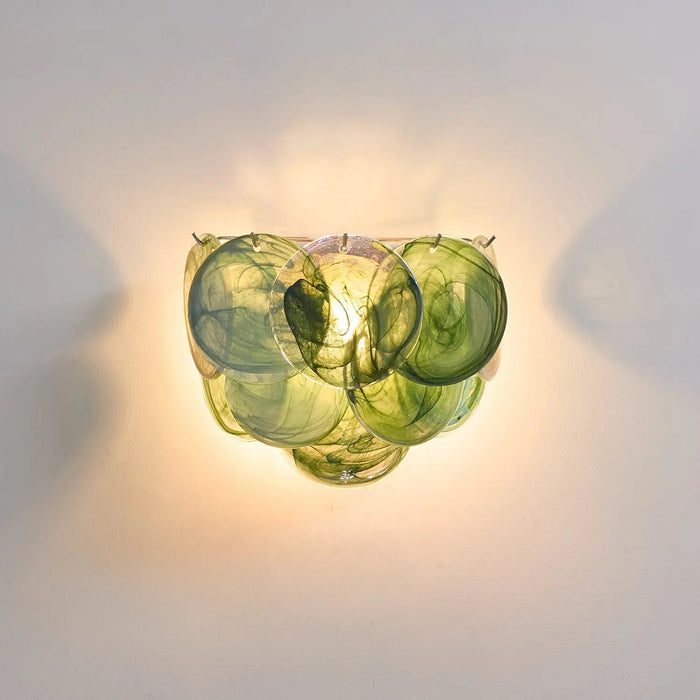 Lunaria Disc Murano Wall Lamp - Simprolos