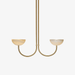 Lunaris Duo Alabaster Pendant Lamp - Simprolos