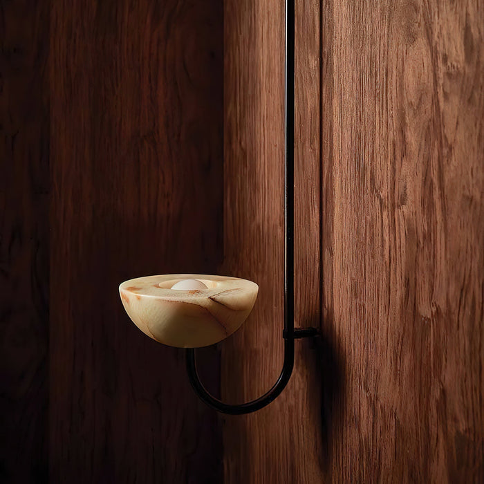 Lunaris Duo Alabaster Pendant Lamp - Simprolos