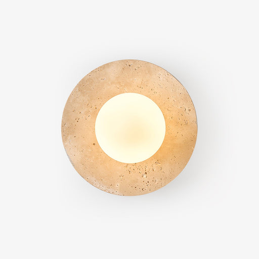 Lunaro Travertine Sconce - Simprolos