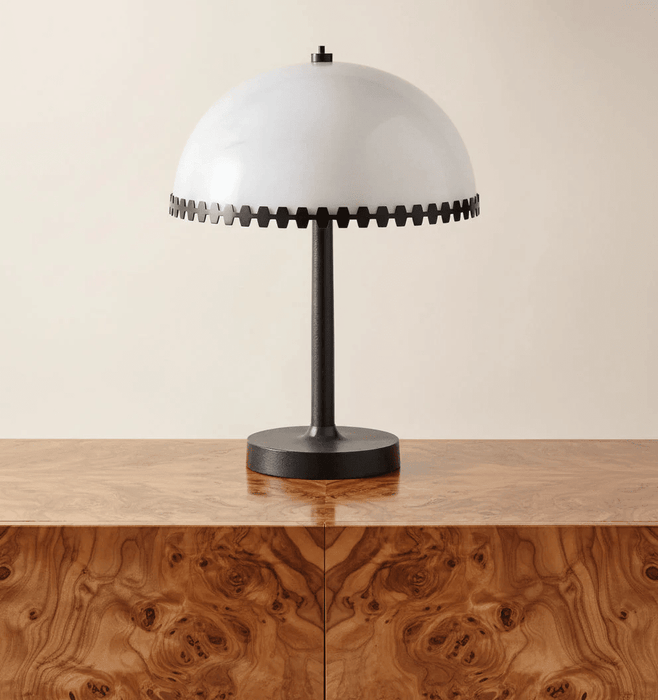 Lunarra Dome Alabaster Table Lamp - Simprolos