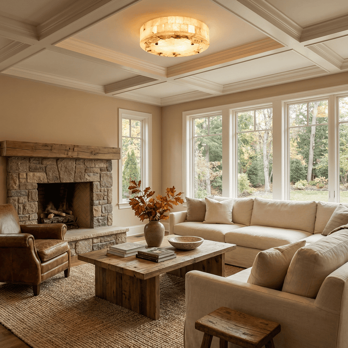 Luriel Alabaster Ceiling Light - Simprolos
