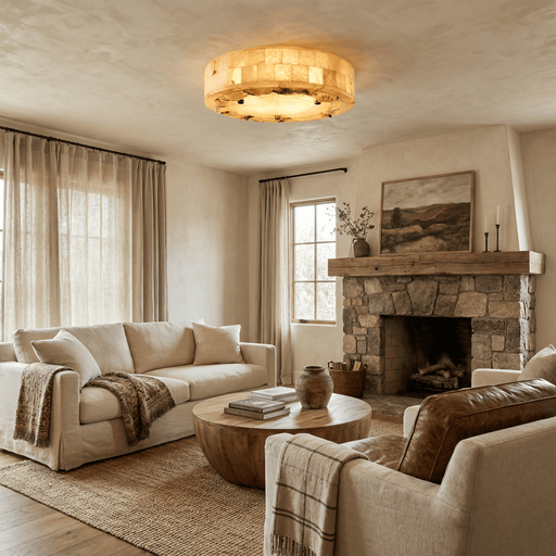 Luriel Alabaster Ceiling Light - Simprolos