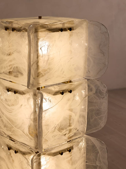 Lush Glass Tower Floor Lamp - Simprolos