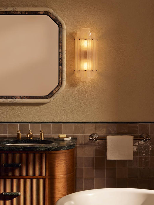 Lush Glass Tower Floor Lamp - Simprolos