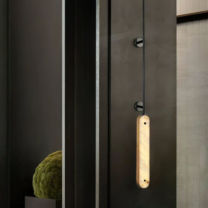 Lysandra Alabaster Wall Sconce - Simprolos