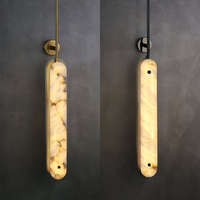 Lysandra Alabaster Wall Sconce - Simprolos