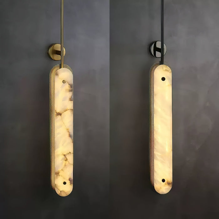 Lysandra Alabaster Wall Sconce - Simprolos